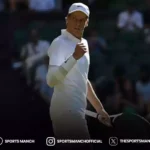 Italian Tennis player Jannik Sinner Wimbledon