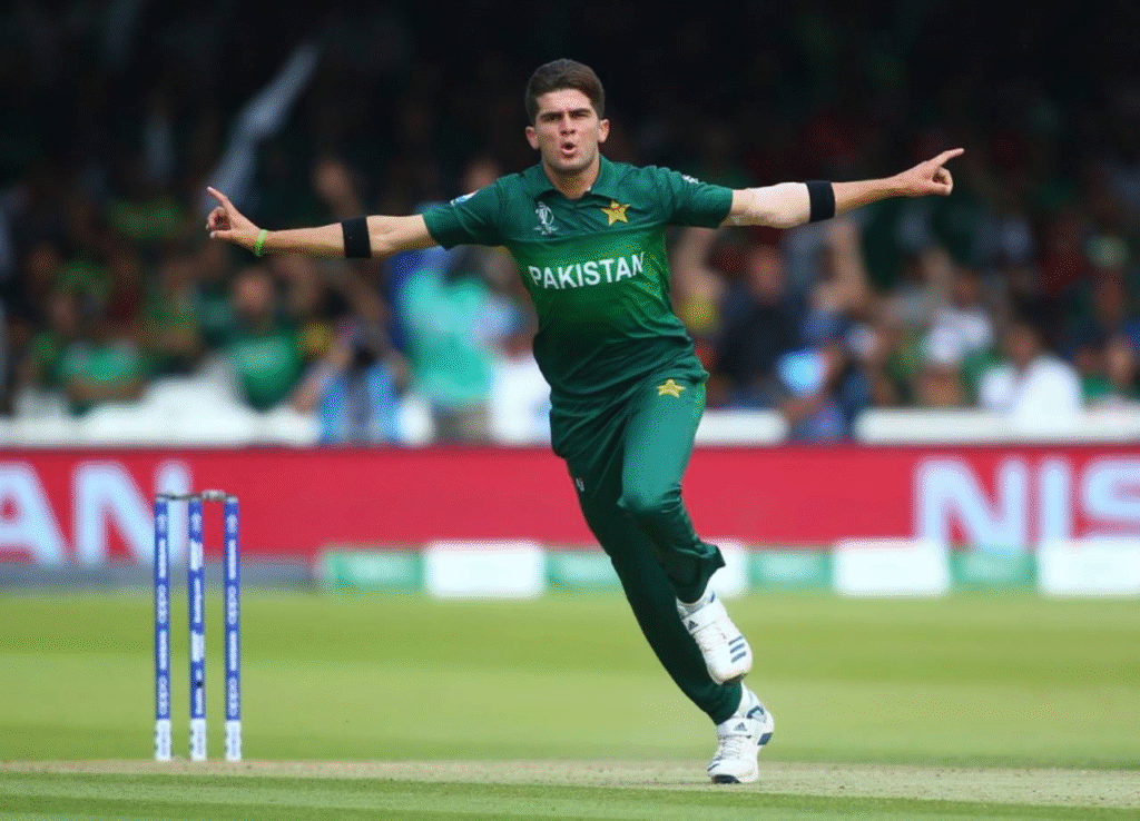 Picture of Shaheen Shah Afridi during ODI World Cup 2019.
