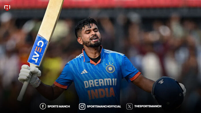 Picture of Indian batter Shreyas Iyer