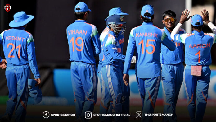 India u19 team celebrate