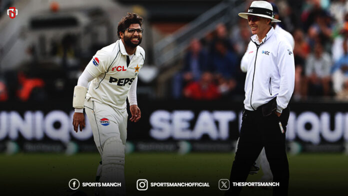 Pakistan's Imam-ul-Haq reacts