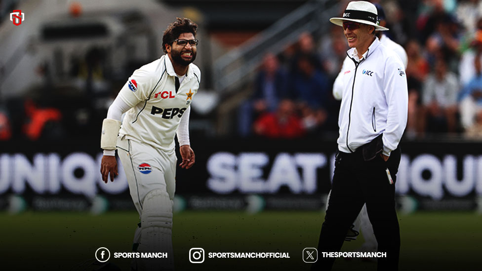 Pakistan's Imam-ul-Haq reacts