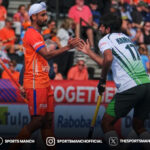 Pakistan and India hockey teams