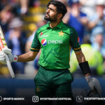 Babar Azam celebrates reaching century